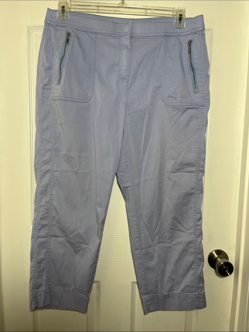 Chico's Light Blue Cropped Pants